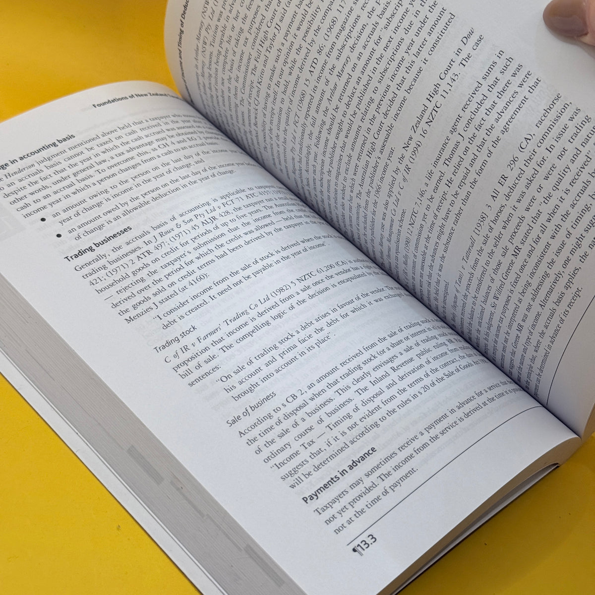 Foundations of New Zealand Taxation Law