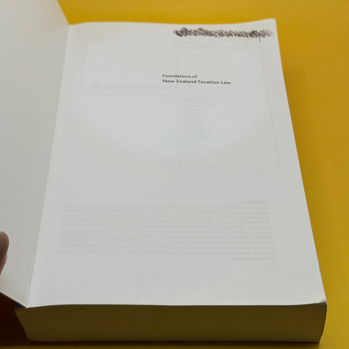 Foundations of New Zealand Taxation Law
