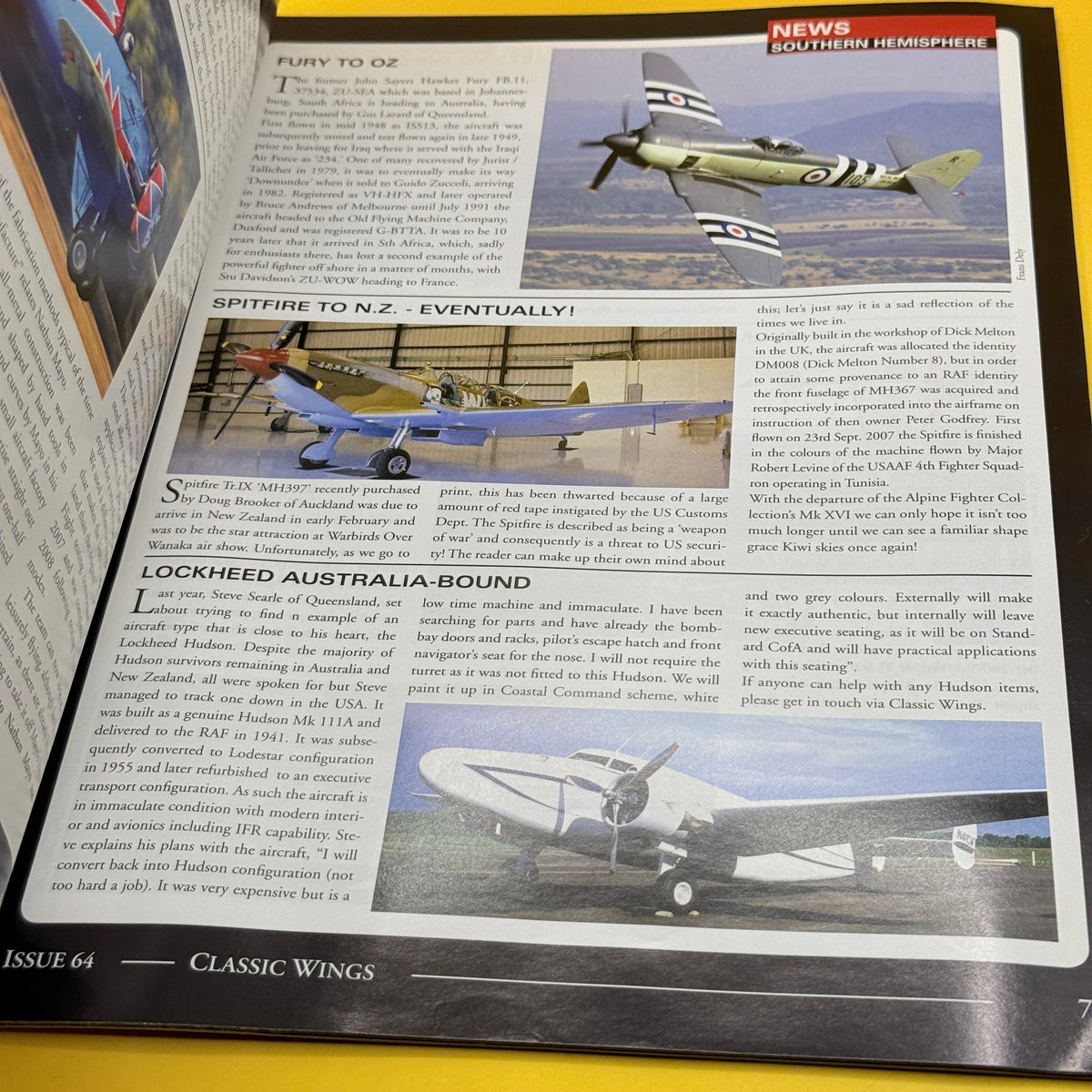 Classic Wings, 2008 Issue 64 by Classic Wings
