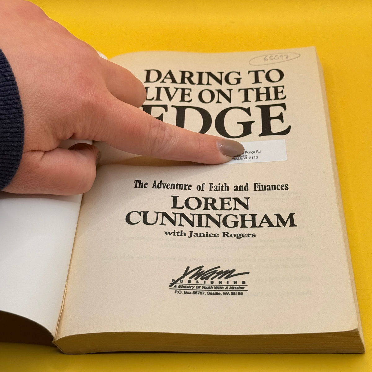 Daring to Live on the Edge by Loren Cunningham with Janice Rogers