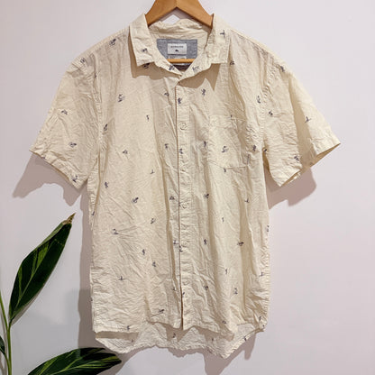 Quicksilver Button-down Shirt Size L|G|G