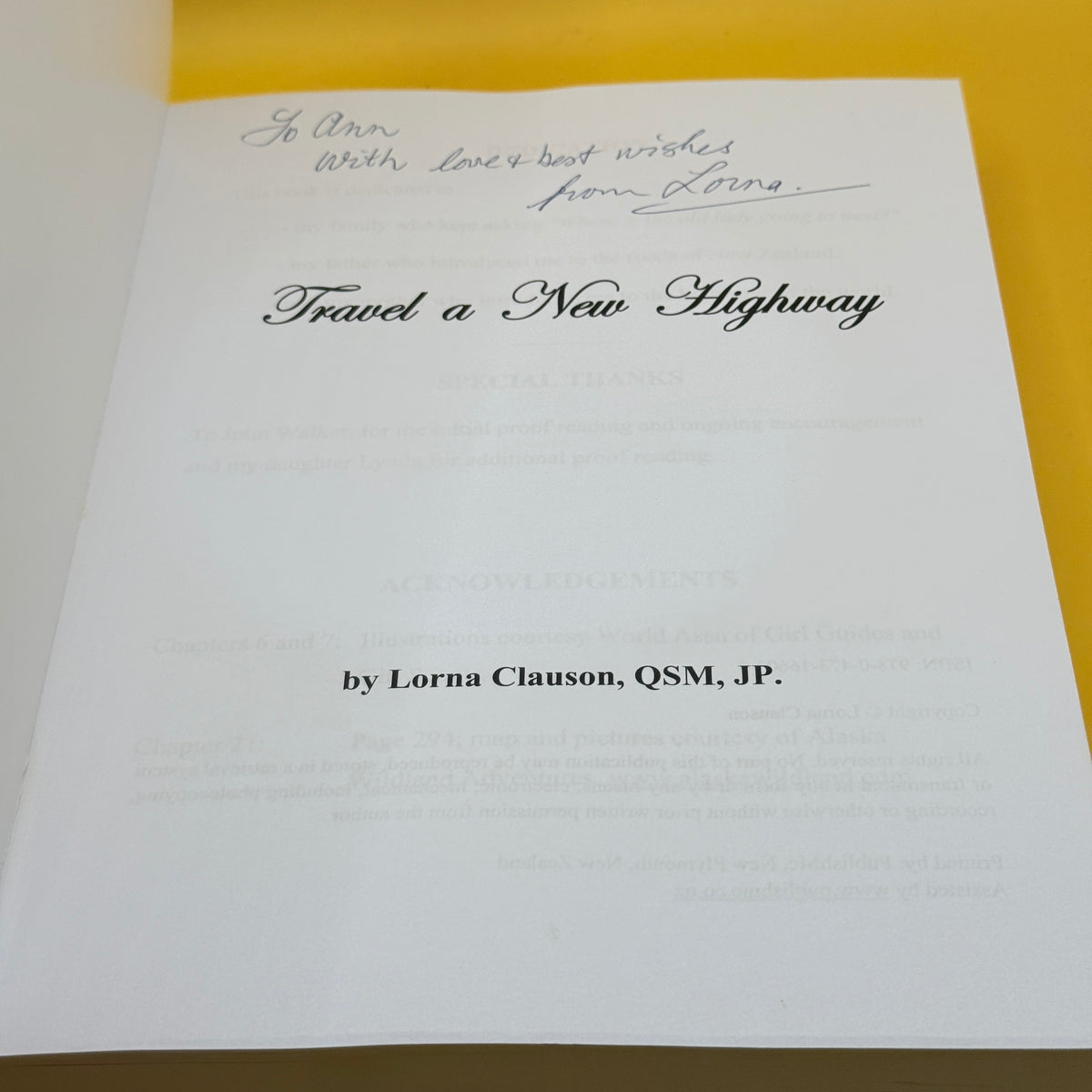 Travel a New Highway by Lorna Clauson