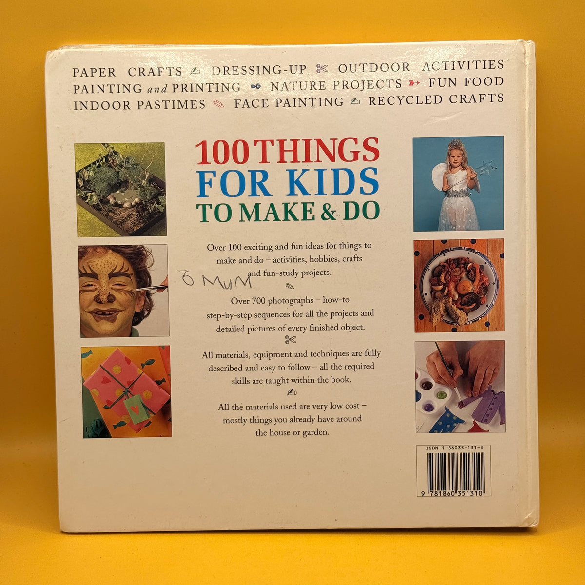 100 Things for Kids to Make & Do by Marion Elliot, Petra Boase and Cecilia Fitzsimons