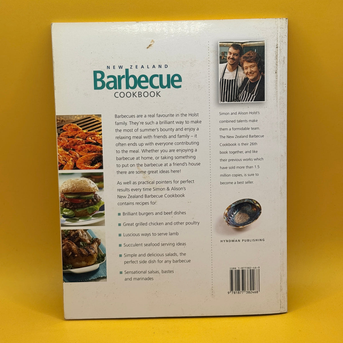 New Zealand Barbecue Cookbook by Simon and Alison Holst