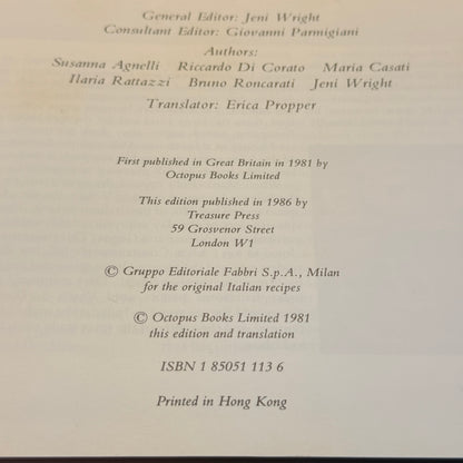 The Encyclopedia of Italian Cooking by Jeni Wright (1981)
