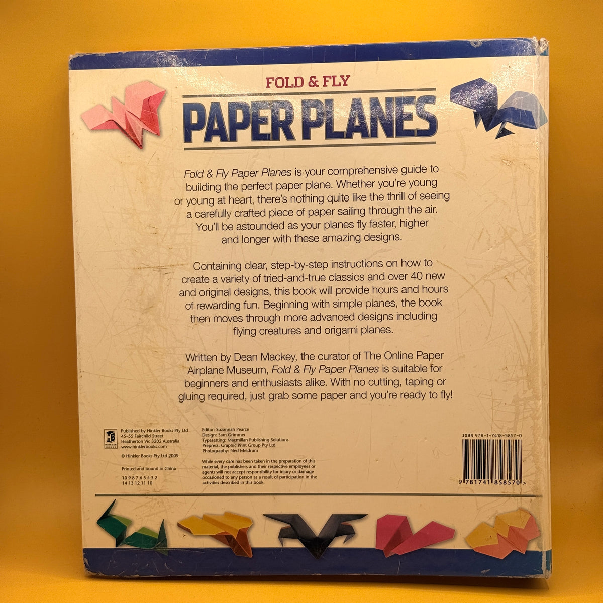 Fold & Fly Paper Planes by Dean Mackey