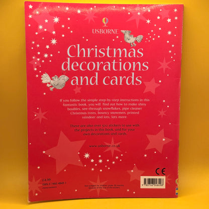 Christmas Decorations and Cards by Anna Milbourne and Fiona Watt