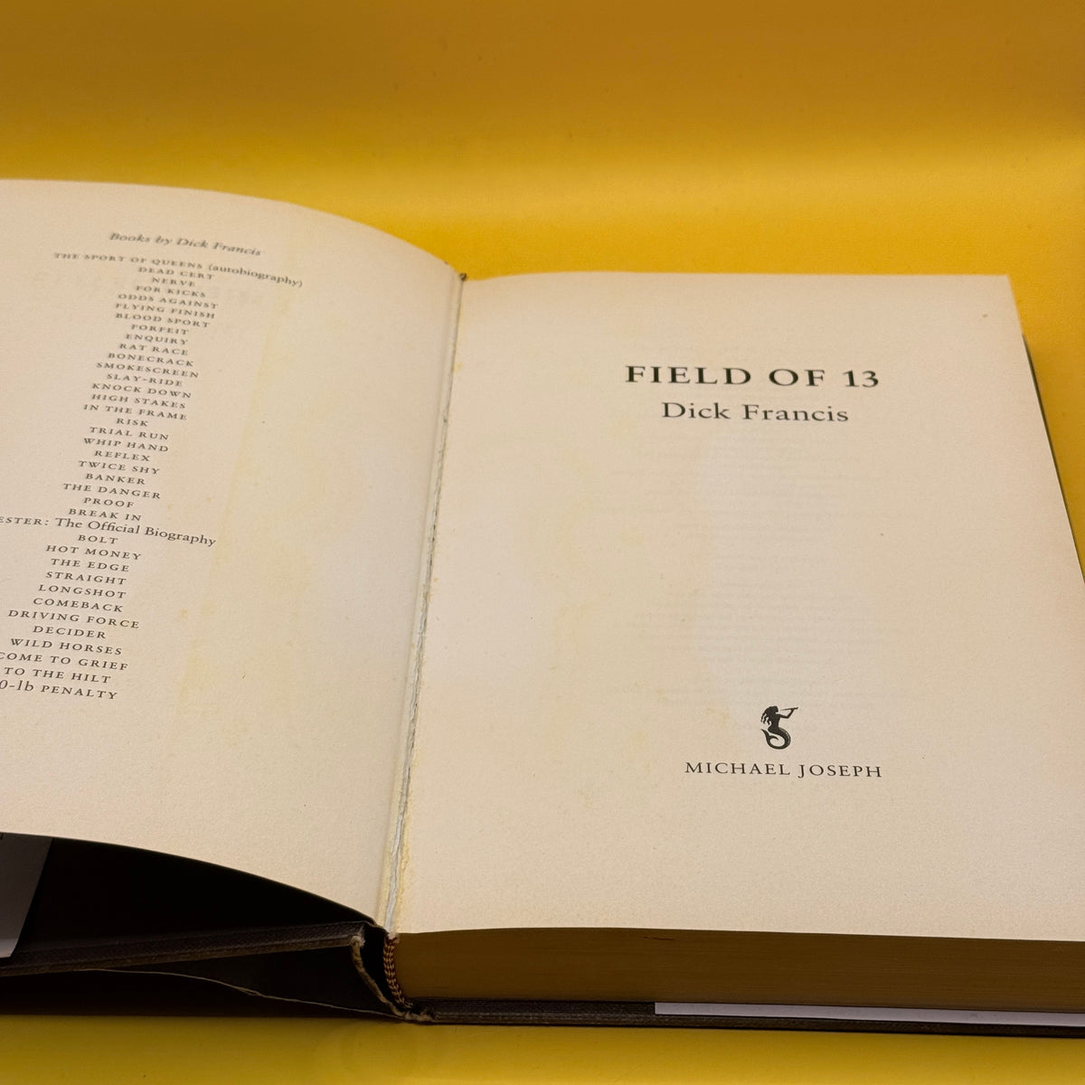 Field of 13 by Dick Francis