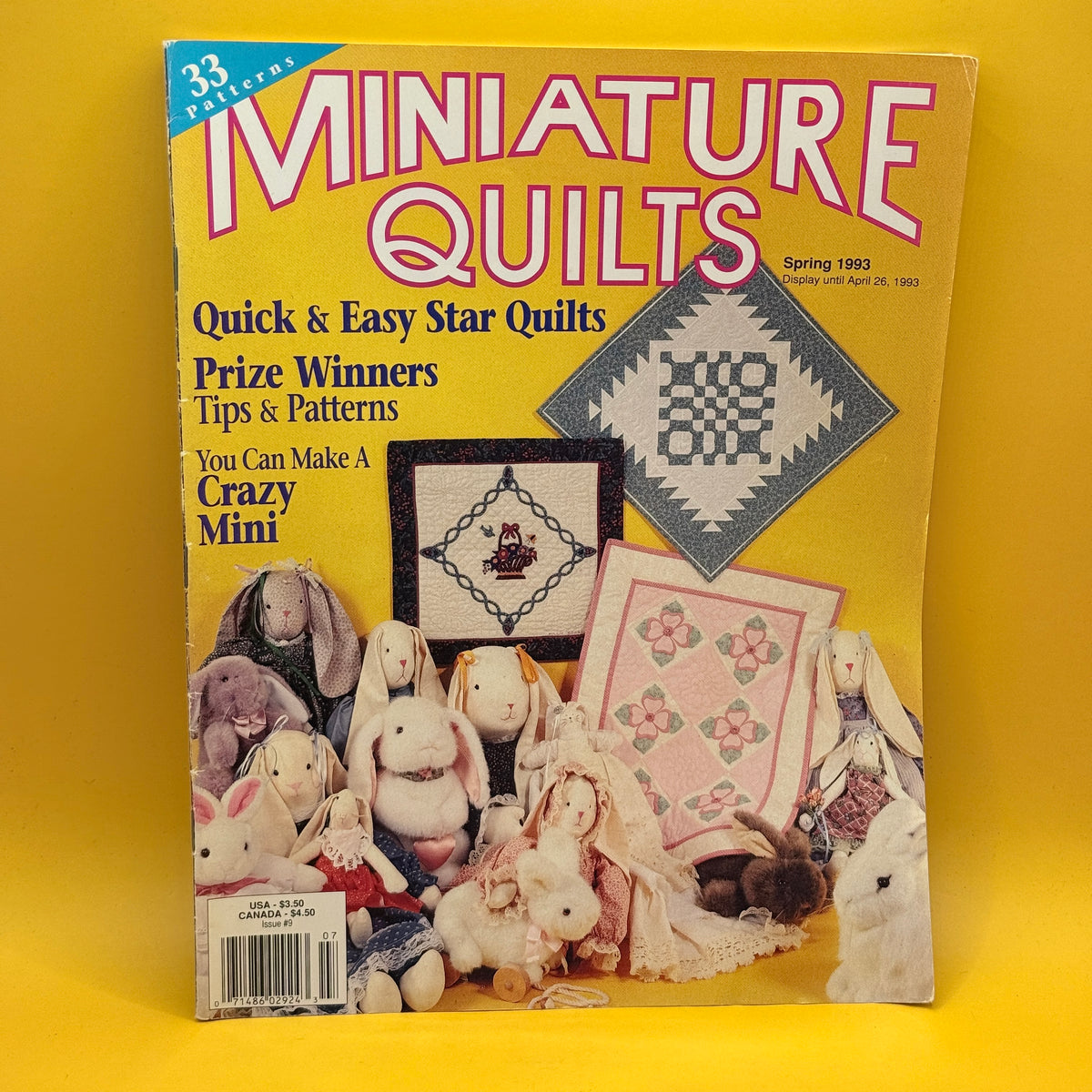 Miniature Quilts, Spring 1993 by Miniature Quilts