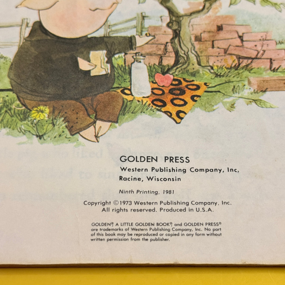 Little Golden Book: The Three Little Pigs by Elizabeth Ross 1981