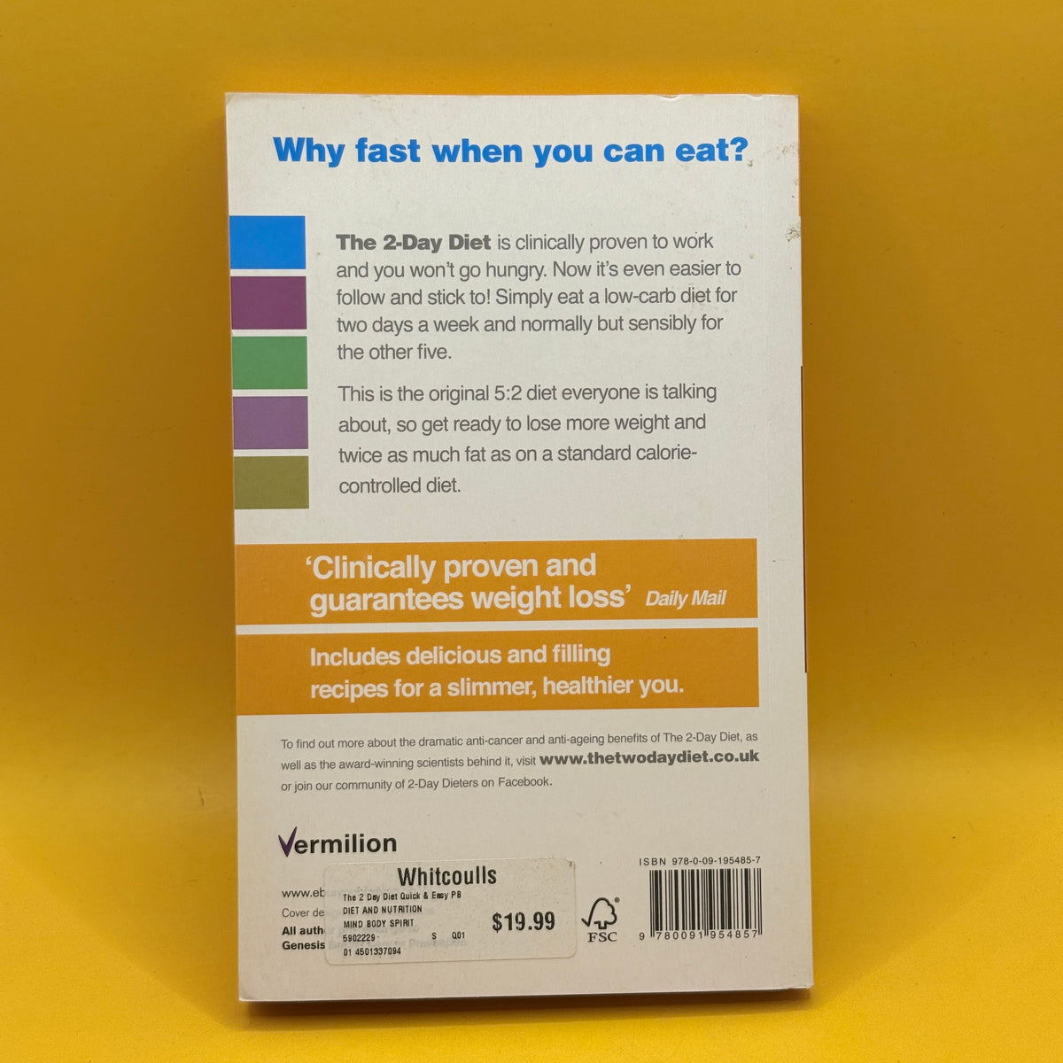 The 2 Day Diet: Quick & Easy Edition by Michelle Harvie and Tony Howell