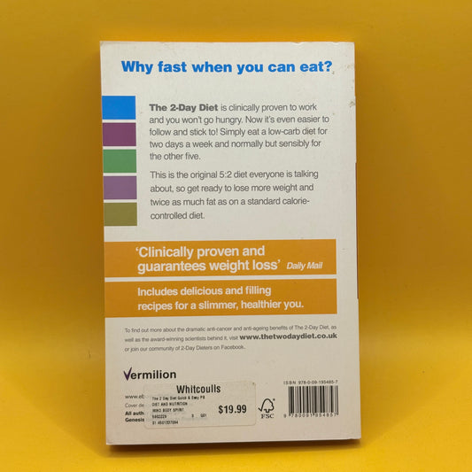 The 2 Day Diet: Quick & Easy Edition by Michelle Harvie and Tony Howell