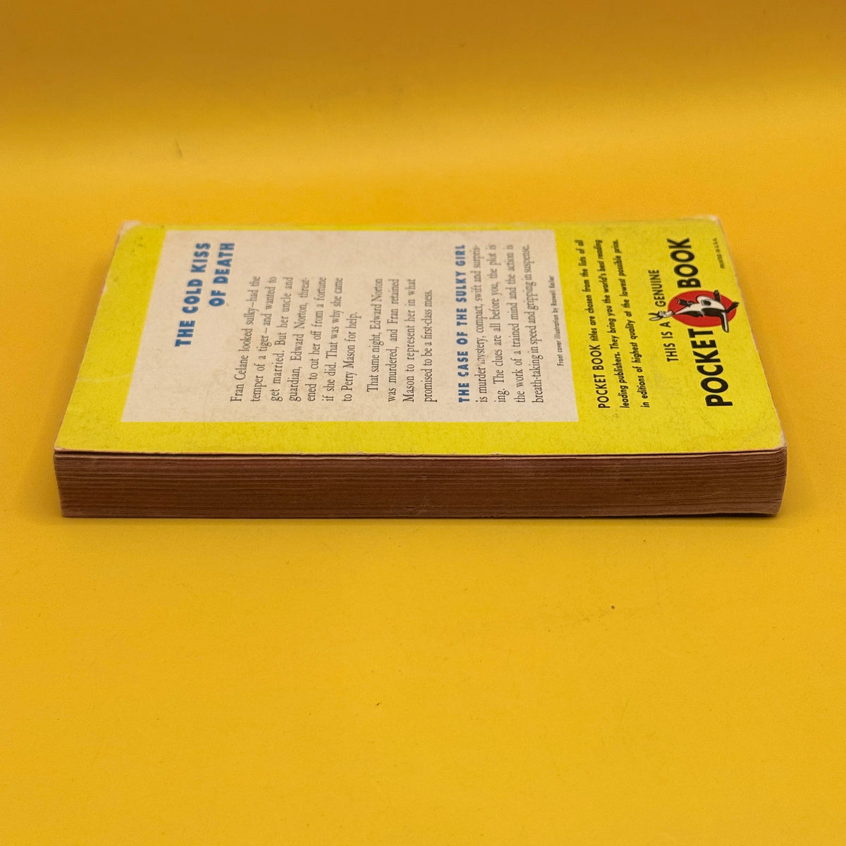 The Case of the Sulky Girl by Erle Stanley Gardner (Pocket Book, 1950)