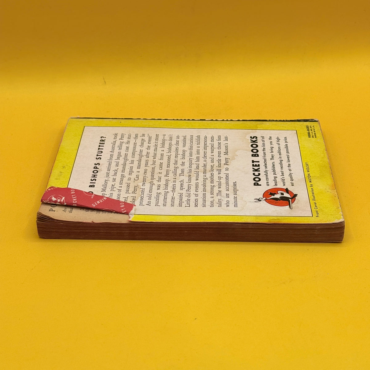 The Case of the Stuttering Bishop by Erle Stanley Gardner (Pocket Book 1948)