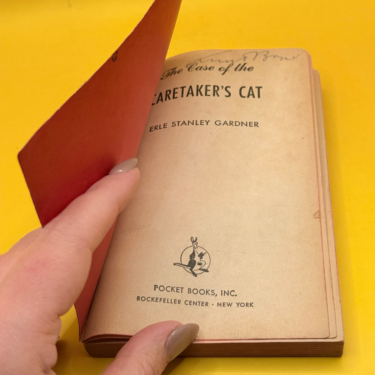 The Case of the Caretaker's Cat by Erle Stanley Gardner (Pocket Book, 1948)