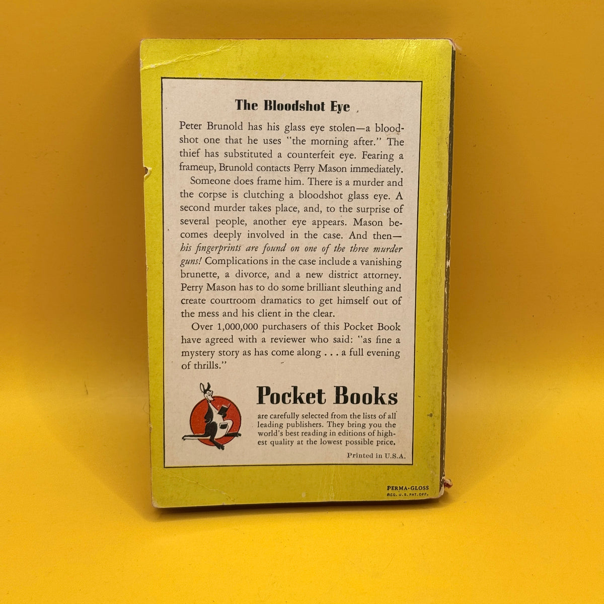 The Case of the Counterfeit Eye by Erle Stanley Gardner (Pocket Book, 1947)