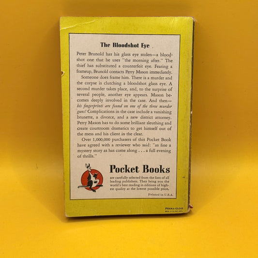 The Case of the Counterfeit Eye by Erle Stanley Gardner (Pocket Book, 1947)