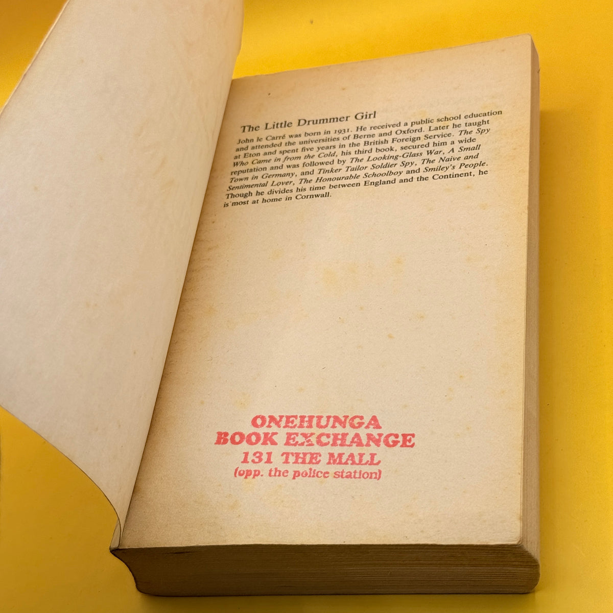 The Little Drummer Girl by John le Carré (Pan, 1984)