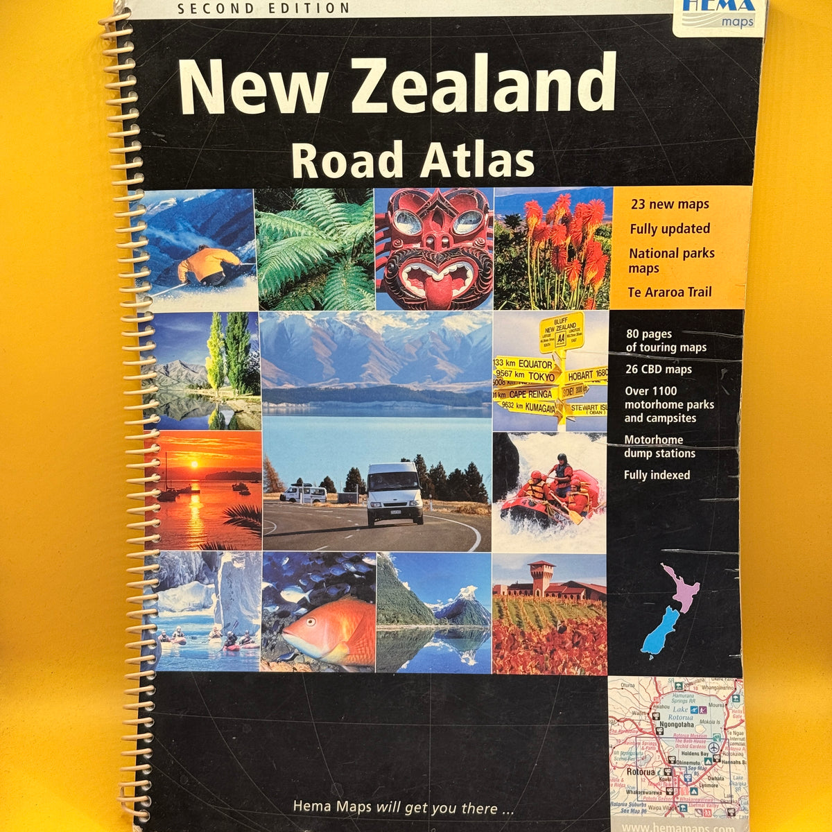New Zealand Road Atlas by Hema Maps