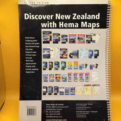 New Zealand Road Atlas by Hema Maps