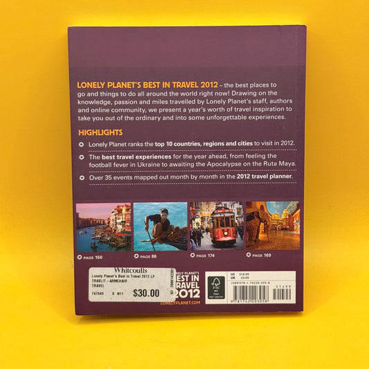 Lonely Planet's Best in Travel 2012 by Lonely Planet