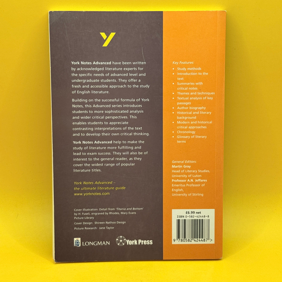 York Notes Advanced: A Midsummer Night's Dream by William Shakespeare