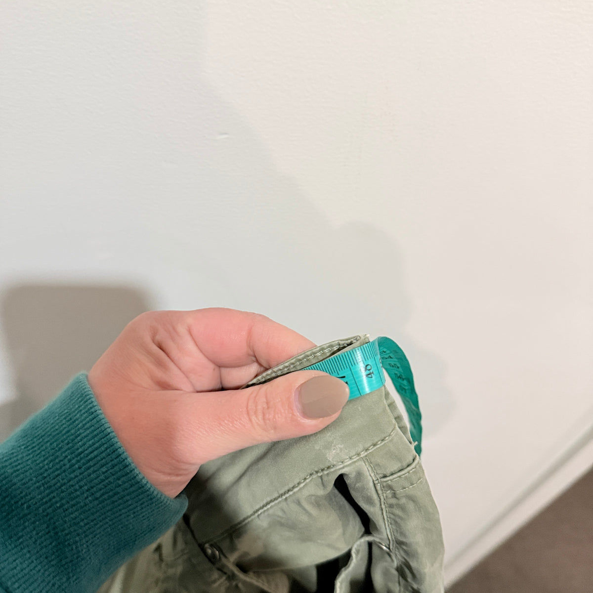 Creative 99 Sage Green Tapered Trousers Size 40