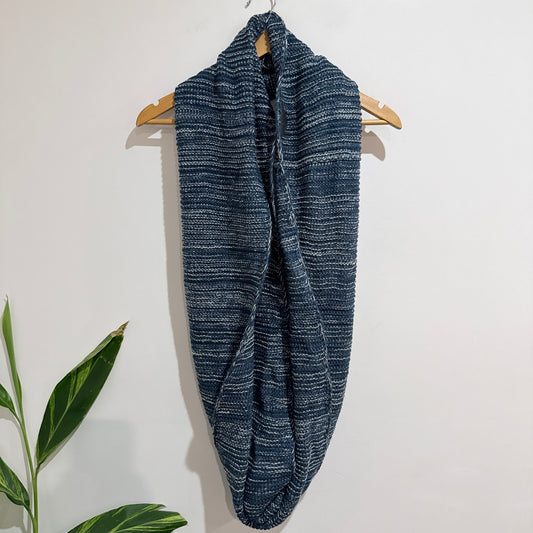 Kathmandu Blue Marl Knit Infinity Scarf
