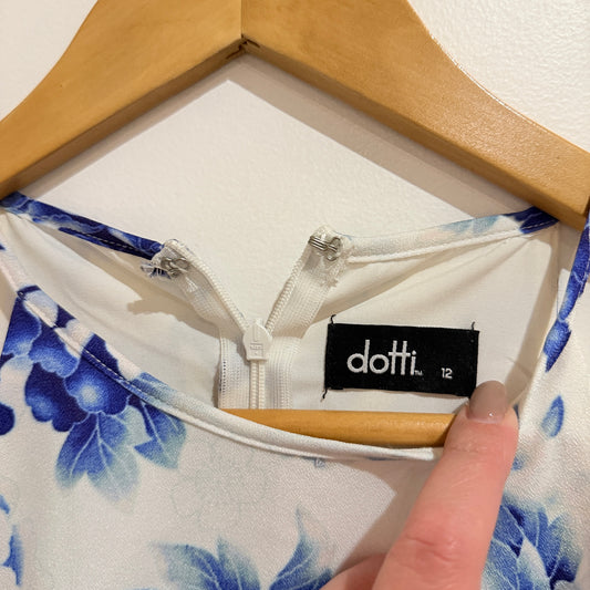 Dotti Floral Halter Dress Size 12