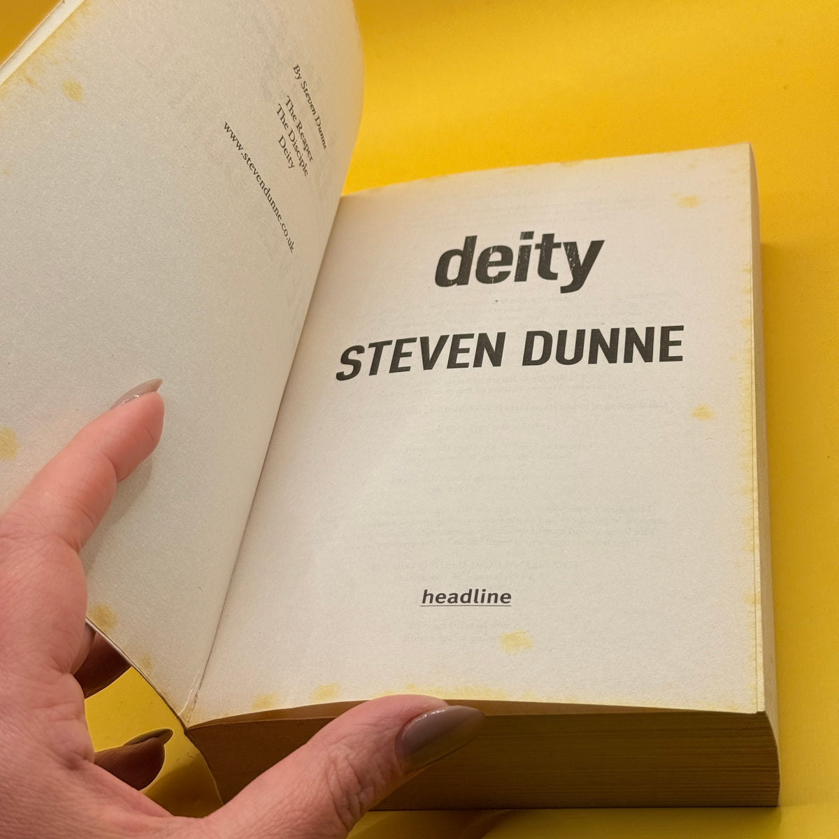 Deity by Steven Dunne