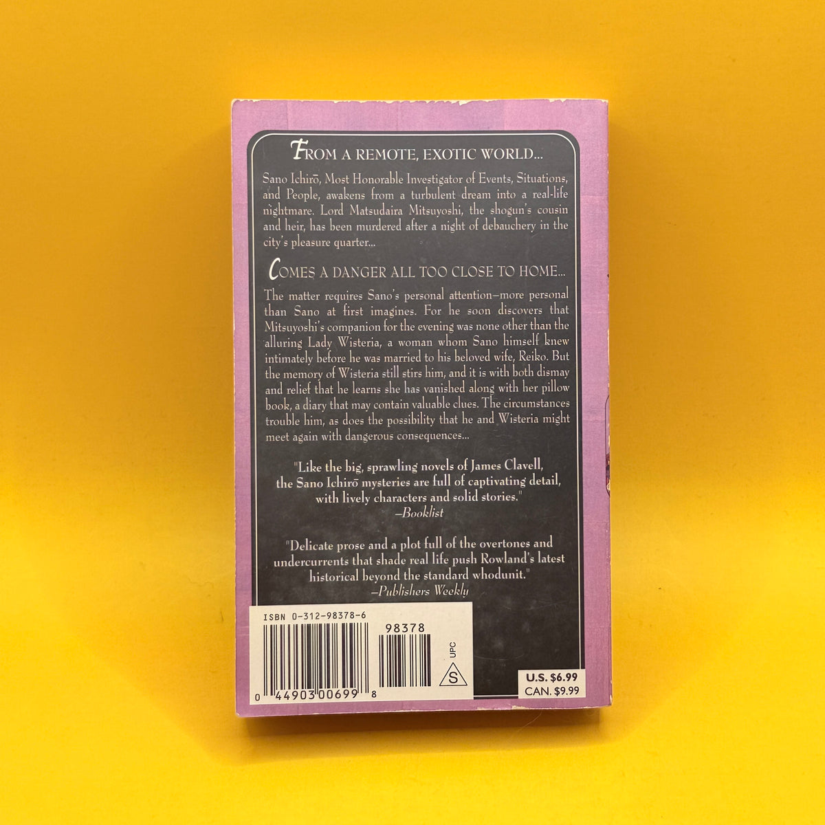 The Pillow Book of Lady Wisteria by Laura Joh Rowland