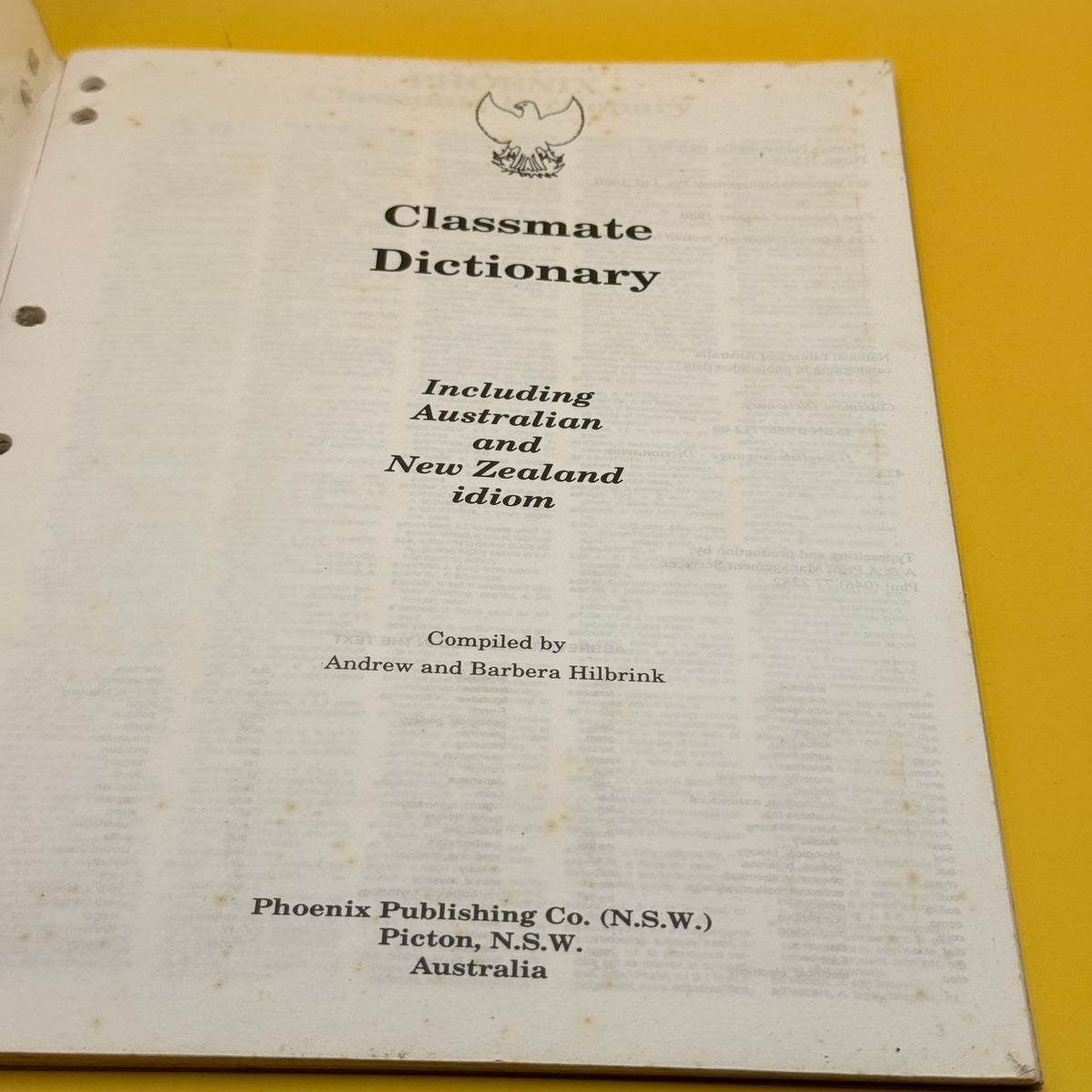 Phoenix Classmate Dictionary by Phoenix Publishing