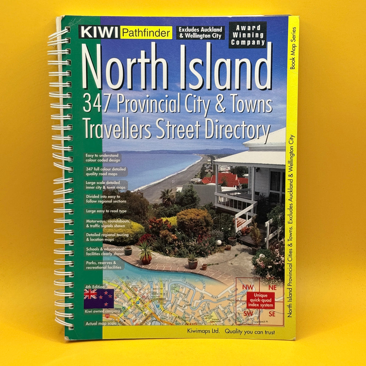 Kiwi Pathfinder North Island Travellers Street Directory by Kiwimaps