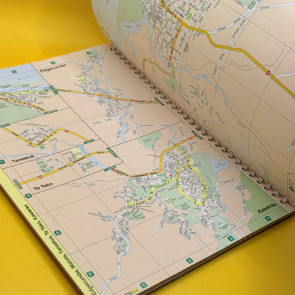 Kiwi Pathfinder North Island Travellers Street Directory by Kiwimaps