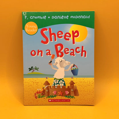Sheep on a Beach by P. Crumble