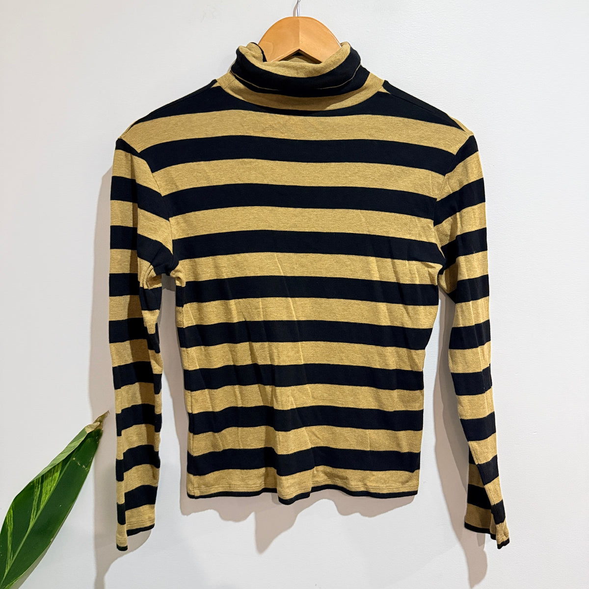 Nice Things Stripe Roll Neck Top Size S