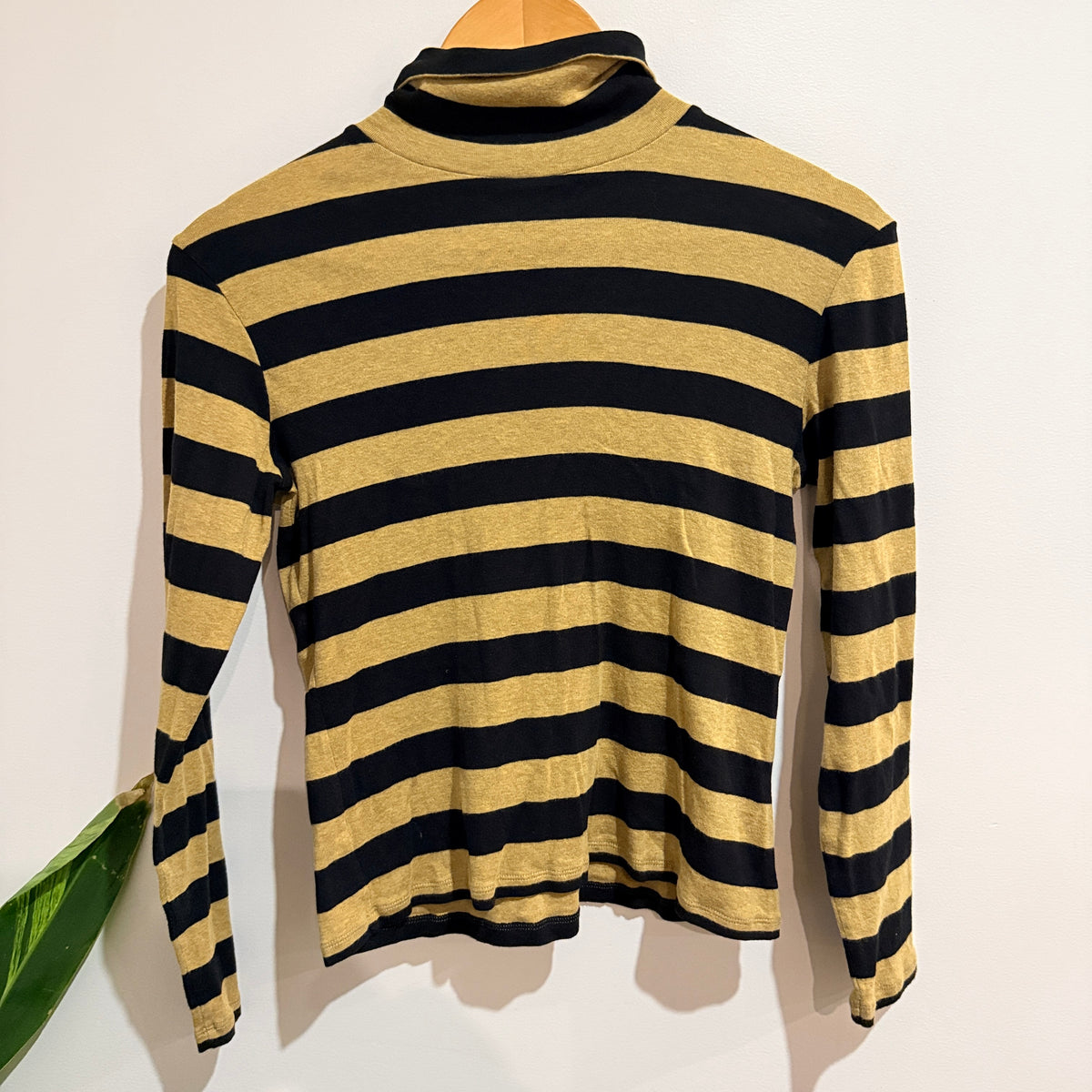 Nice Things Stripe Roll Neck Top Size S