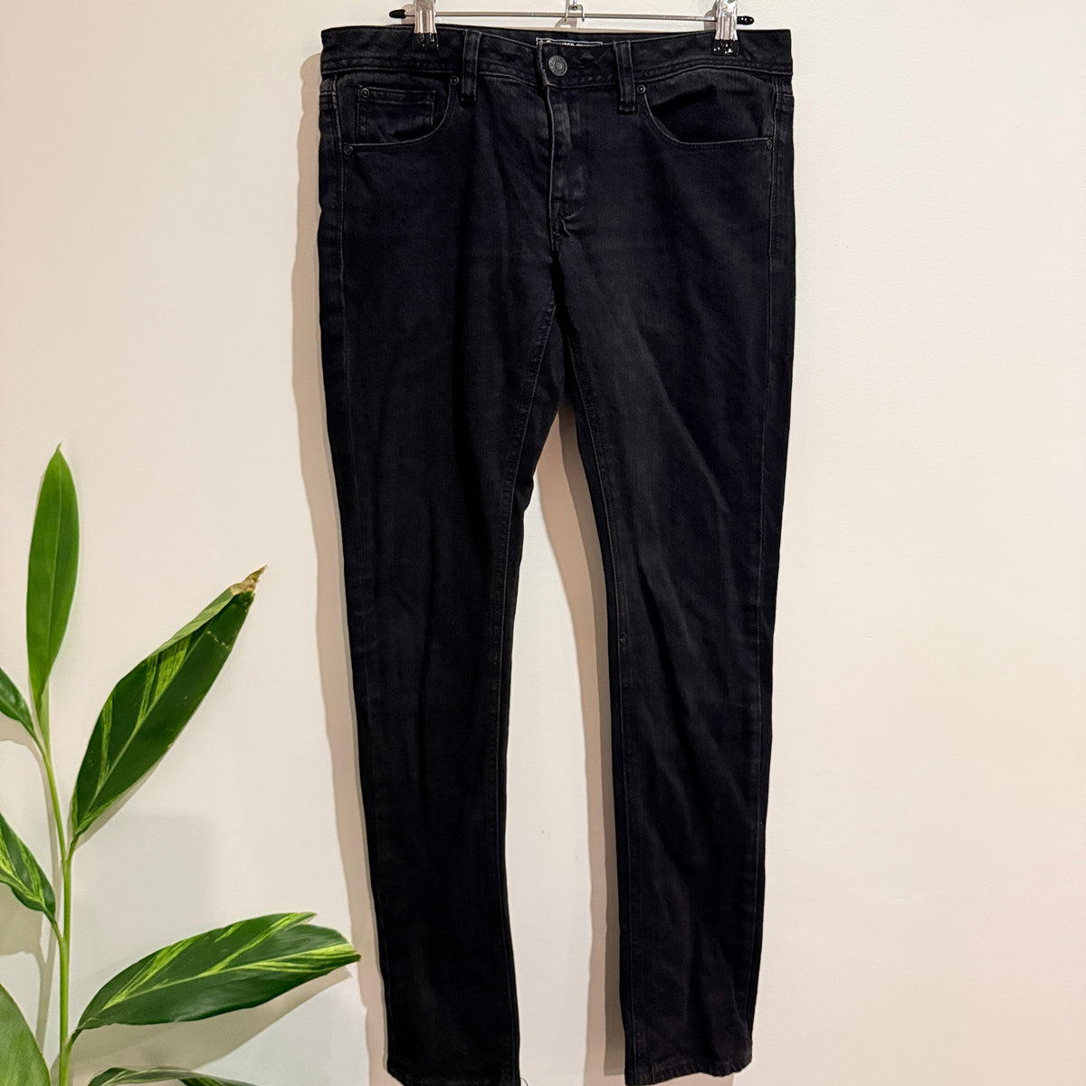 Jeanswest Washed Black Super Skinny Jeans Size 12