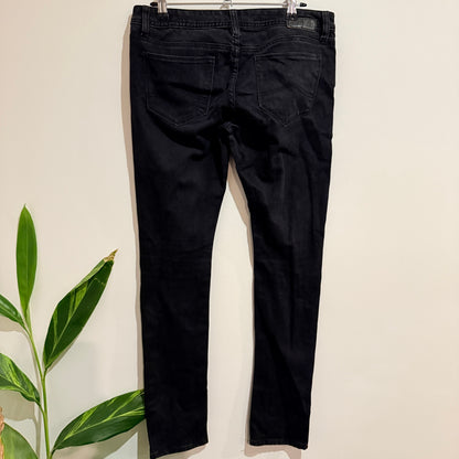Jeanswest Washed Black Super Skinny Jeans Size 12
