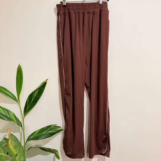 Cotton On Body Brown Side Stripe Track Pants Size M
