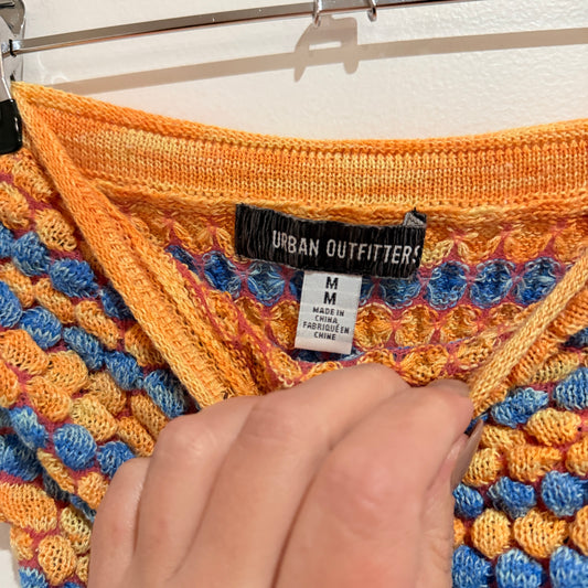 Urban Outfitters Honeycomb Knit Tube Top Size M