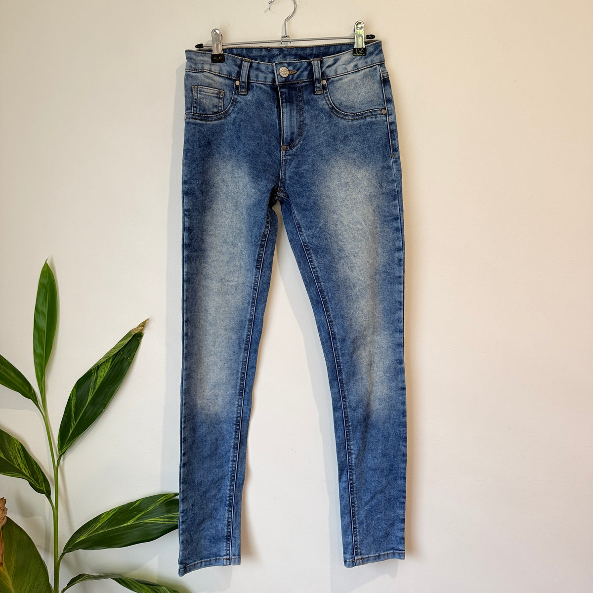 Light Wash Skinny Jeans - 70cm waist