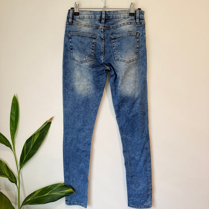 Light Wash Skinny Jeans - 70cm waist