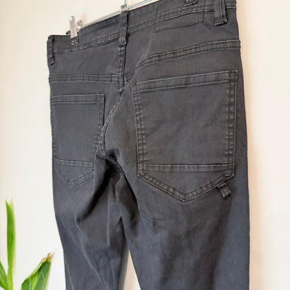 Cotton On Faded Black Tapered Jeans Size 30