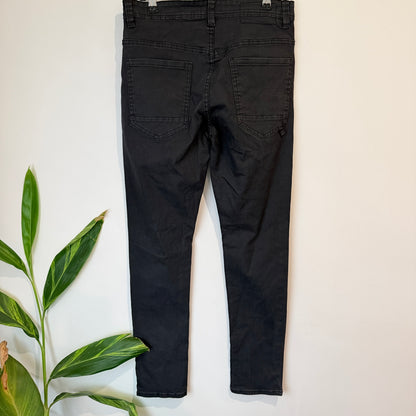 Cotton On Faded Black Tapered Jeans Size 30