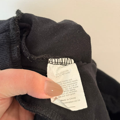 Federation Black Zip Pocket Joggers Size S