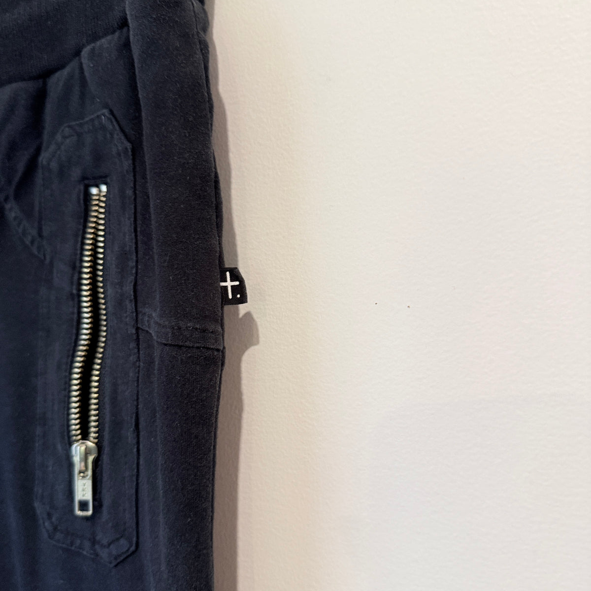 Federation Black Zip Pocket Joggers Size S