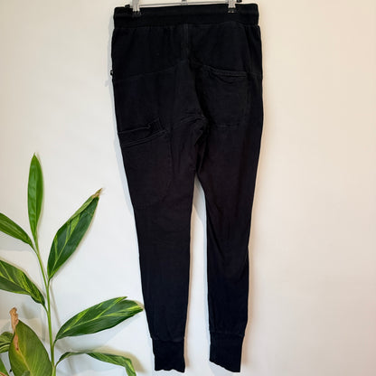 Federation Black Zip Pocket Joggers Size S