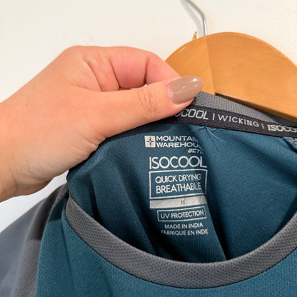 Mountain Warehouse IsoCool Teal Active Tee Size M