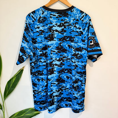 Pure Athletic Blue Digital Camo Sports Tee Size 2XL